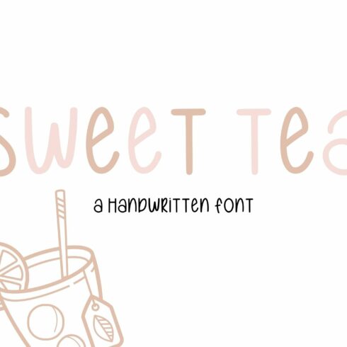 Sweet Tea Handwritten Font cover image.