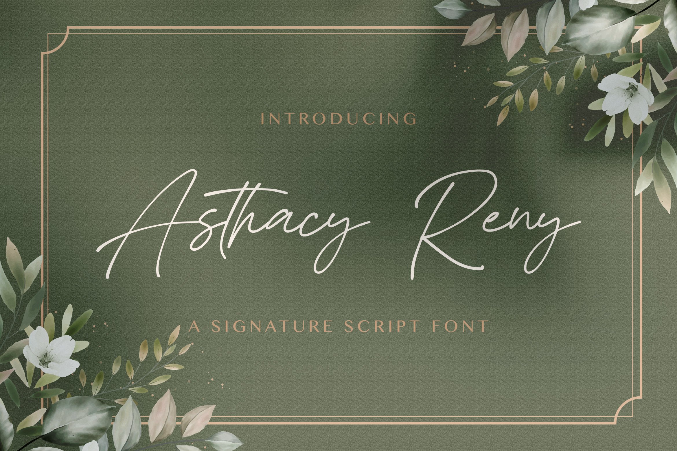 Asthacy Reny - Handwritten Font cover image.