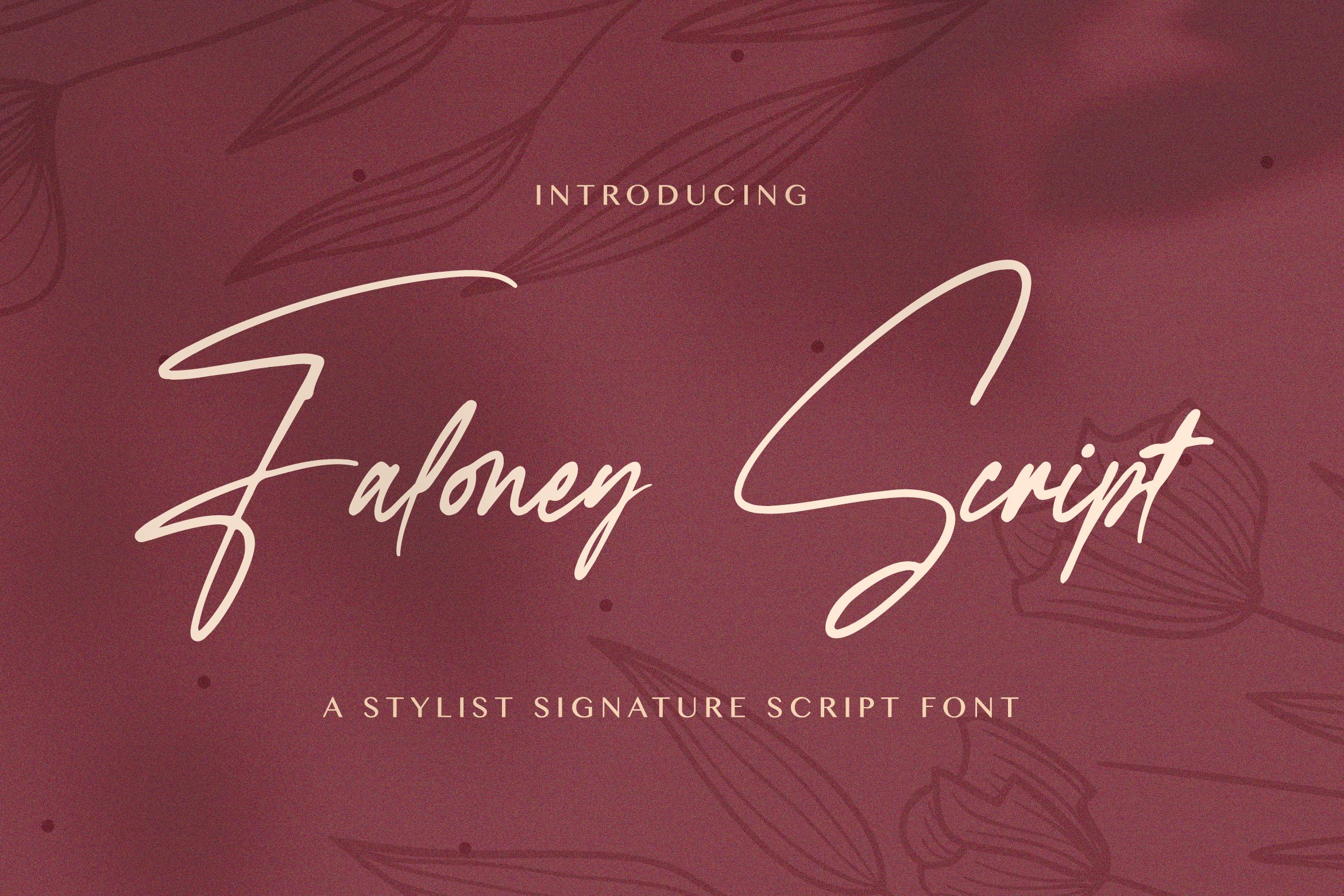 Faloney Script - Handwritten Font cover image.
