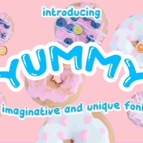 Yummy - Handwritten Font cover image.