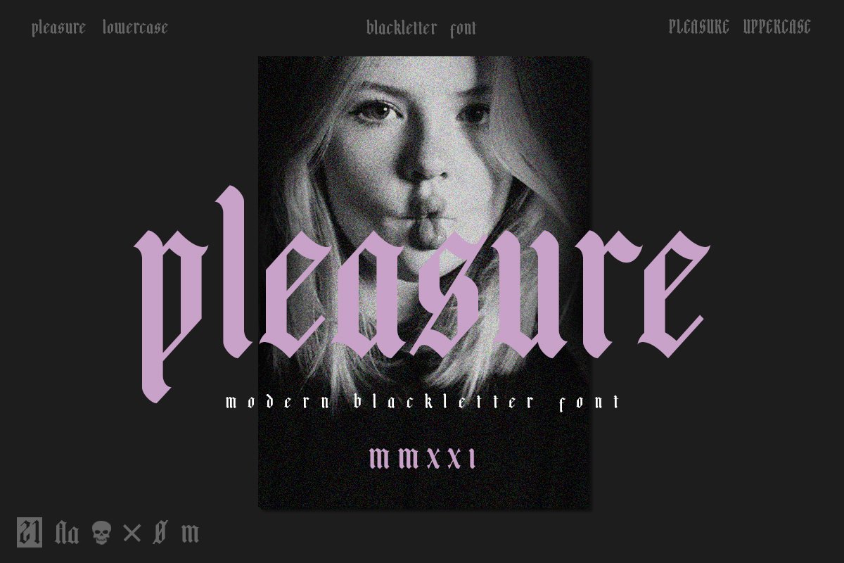 Pleasure | Modern Blackletter cover image.