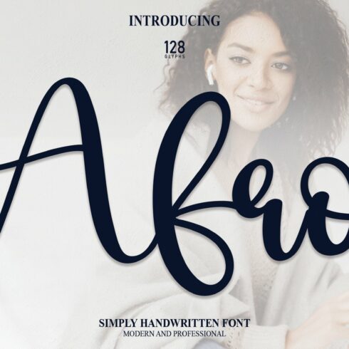 Afro | Script Font cover image.