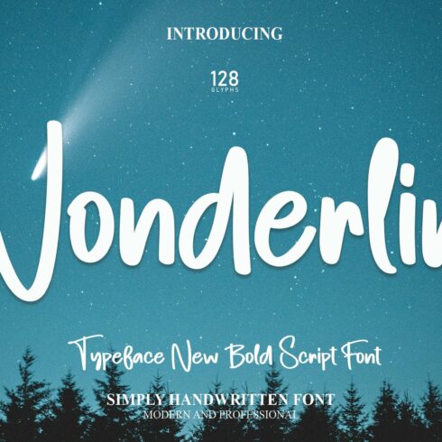 Wonderline | Script Font cover image.