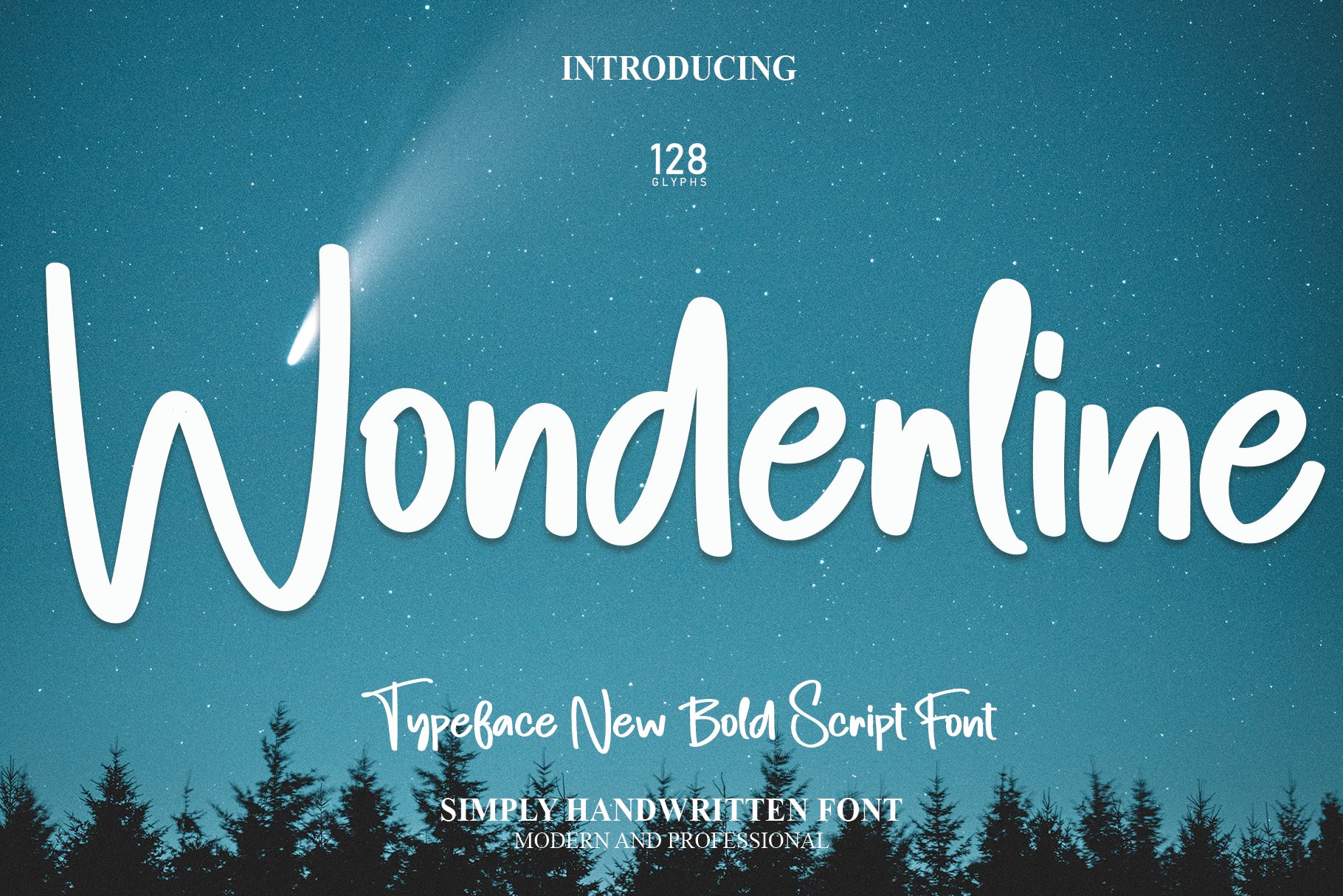 Wonderline | Script Font cover image.