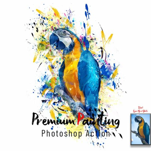 Premium Painting Photoshop Actioncover image.