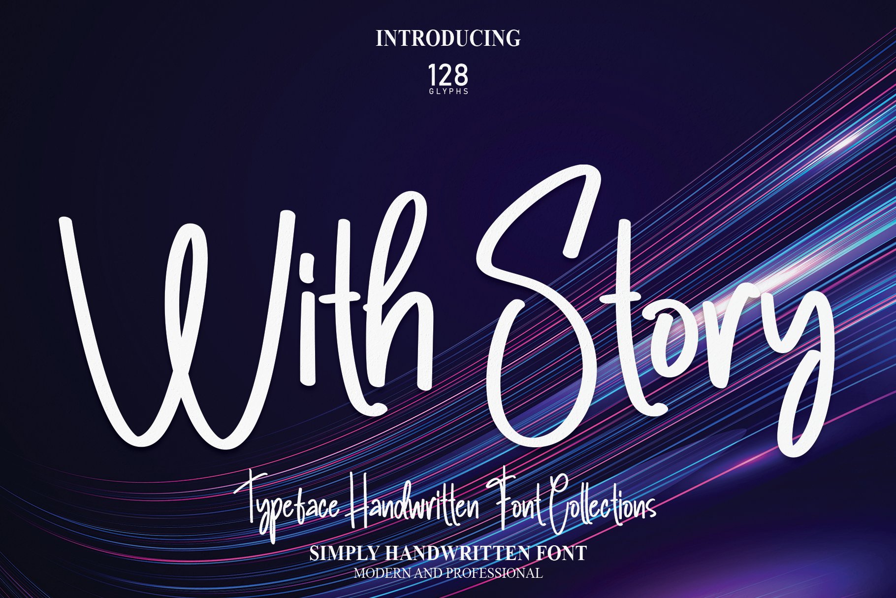 With Story | Script Font cover image.