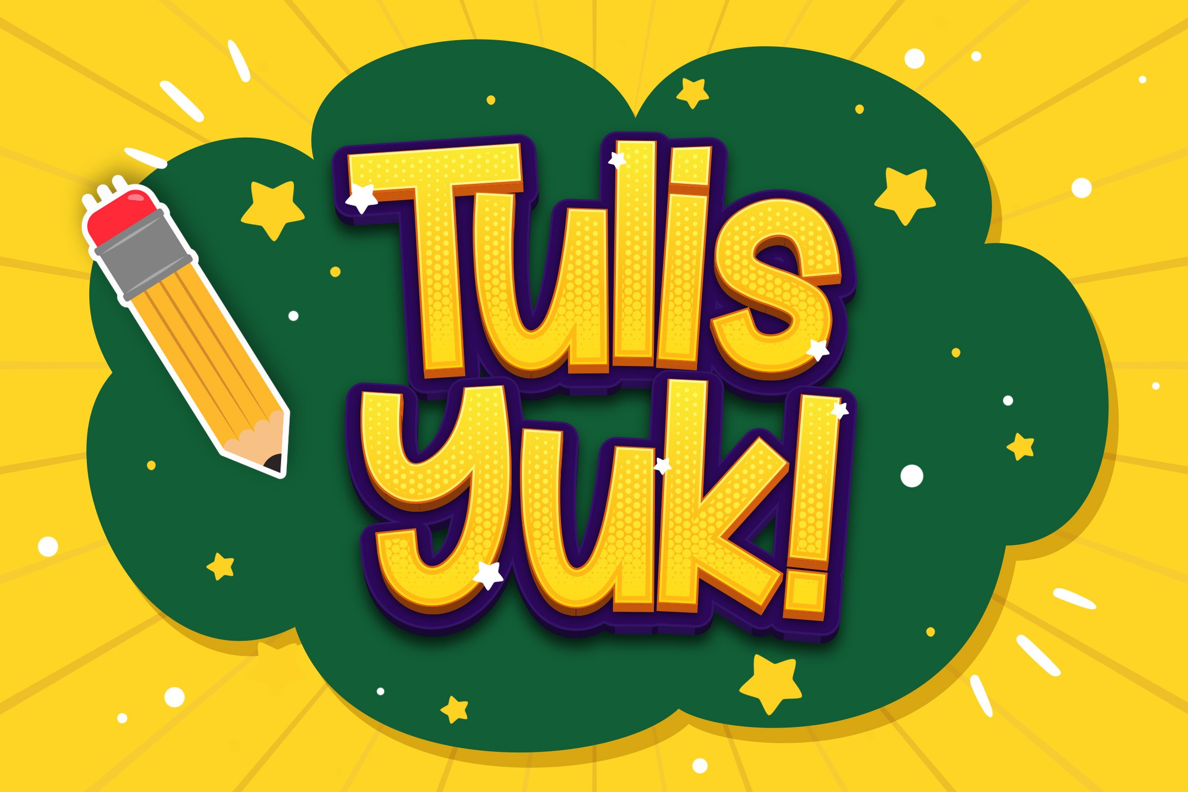 Tulis Yuk - Playful Display Font cover image.