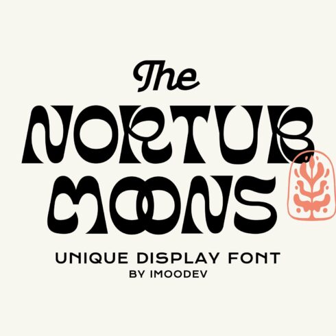 Nortub Moons - Modern Cursive Font cover image.