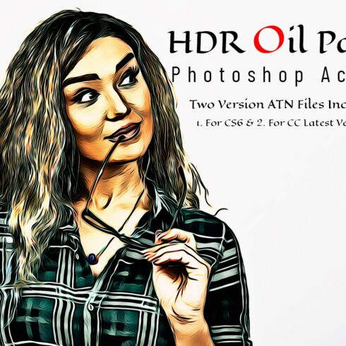 HDR Oil Paint Photoshop Actioncover image.