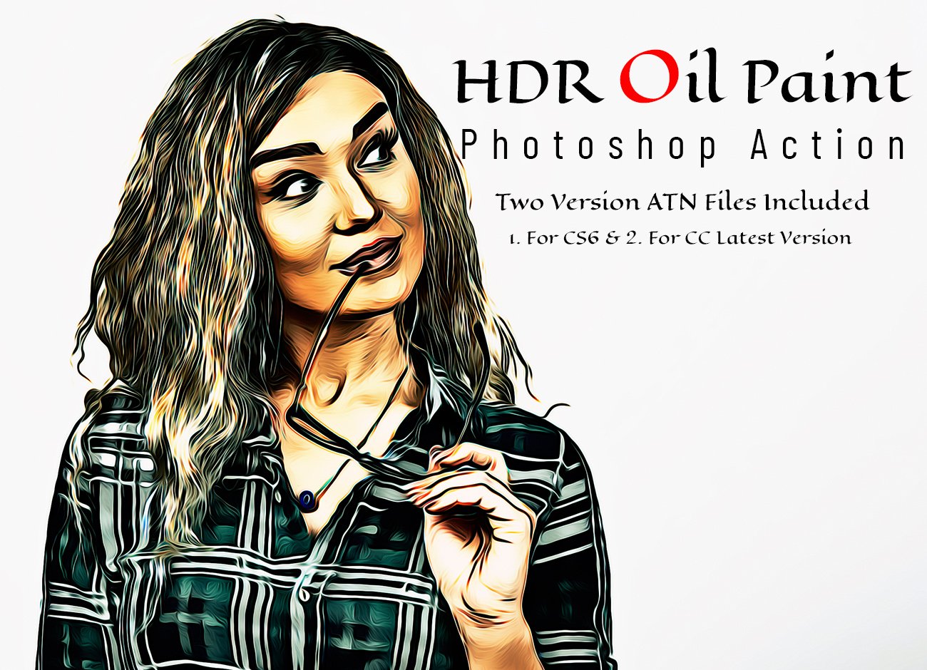 HDR Oil Paint Photoshop Actioncover image.