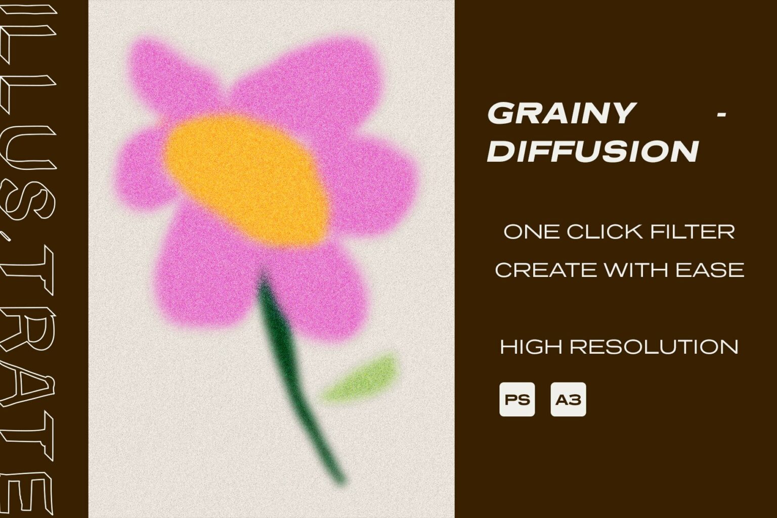 GRAINY DIFFUSION PHOTOSHOP EFFECT – MasterBundles