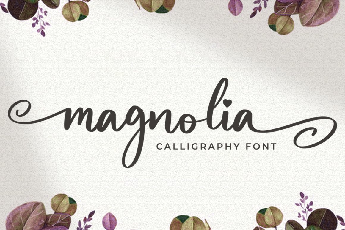 Magnolia Font cover image.