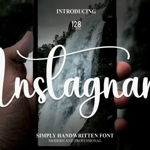 Instagnam | Script Font cover image.