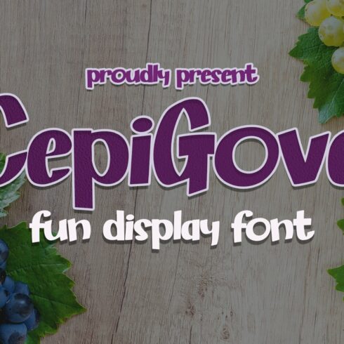 Cepigove - Display Font cover image.