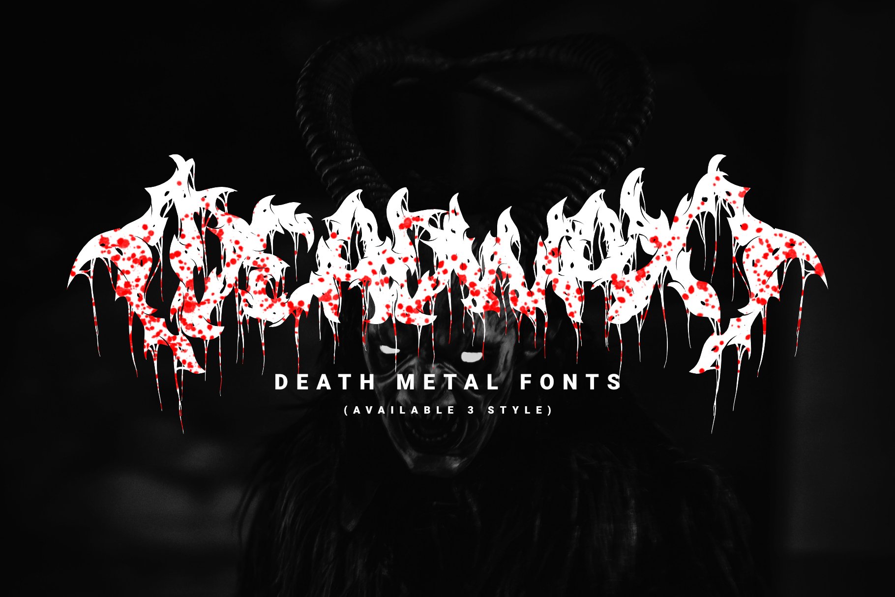 Deadwax - Death Metal Fonts cover image.