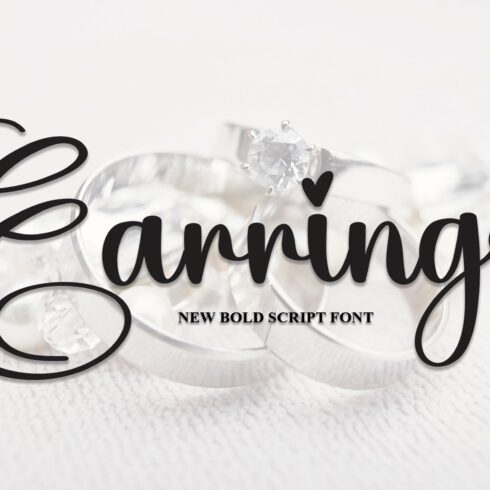 Earrings | Script Font cover image.