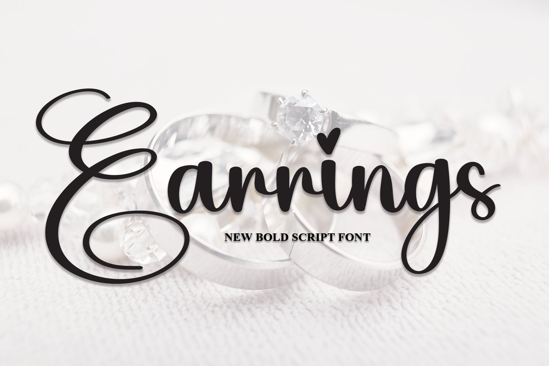 Earrings | Script Font cover image.