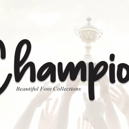 Champion | Script Font cover image.