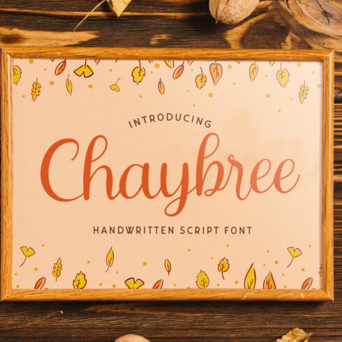 Chaybree - Handwritten Font cover image.