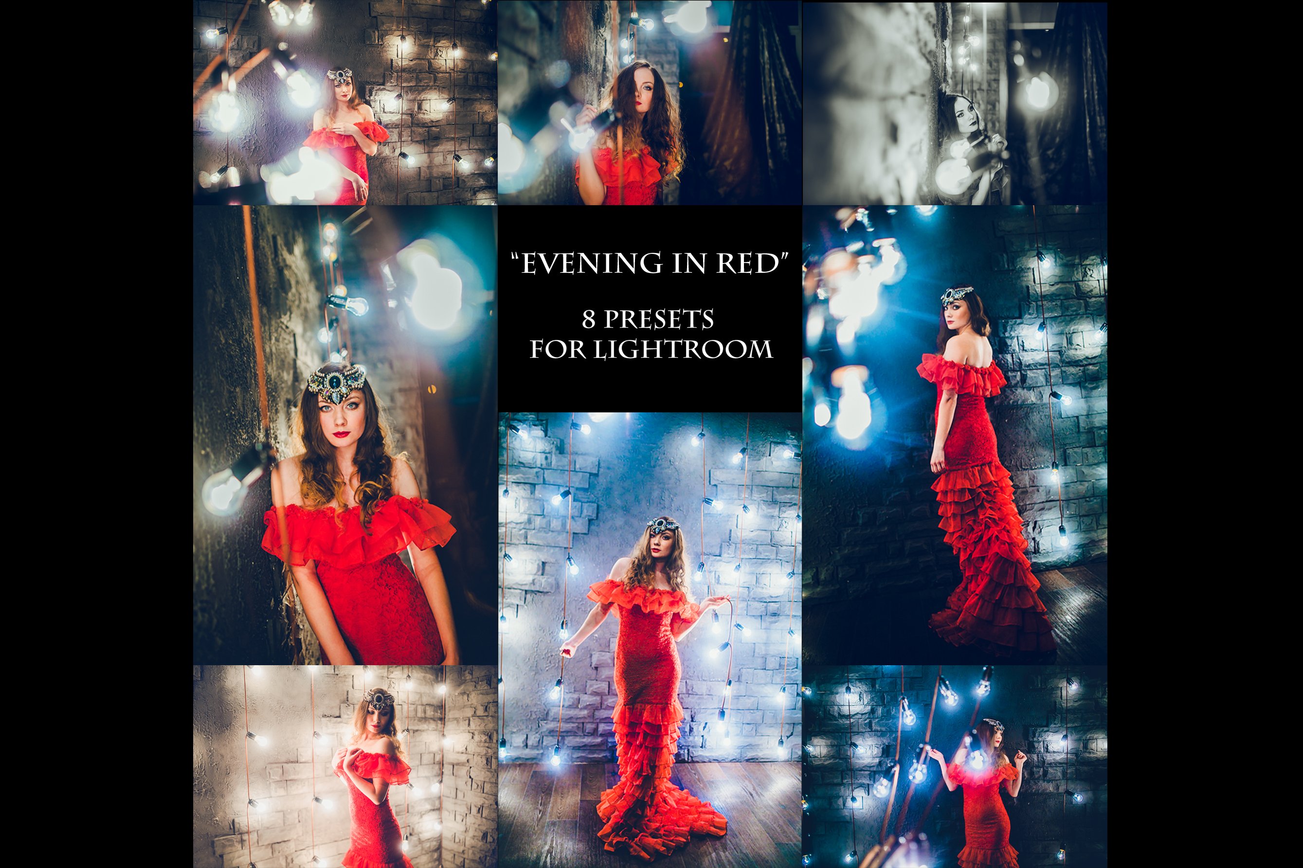 Evening in Red- 8 presets for Lrcover image.