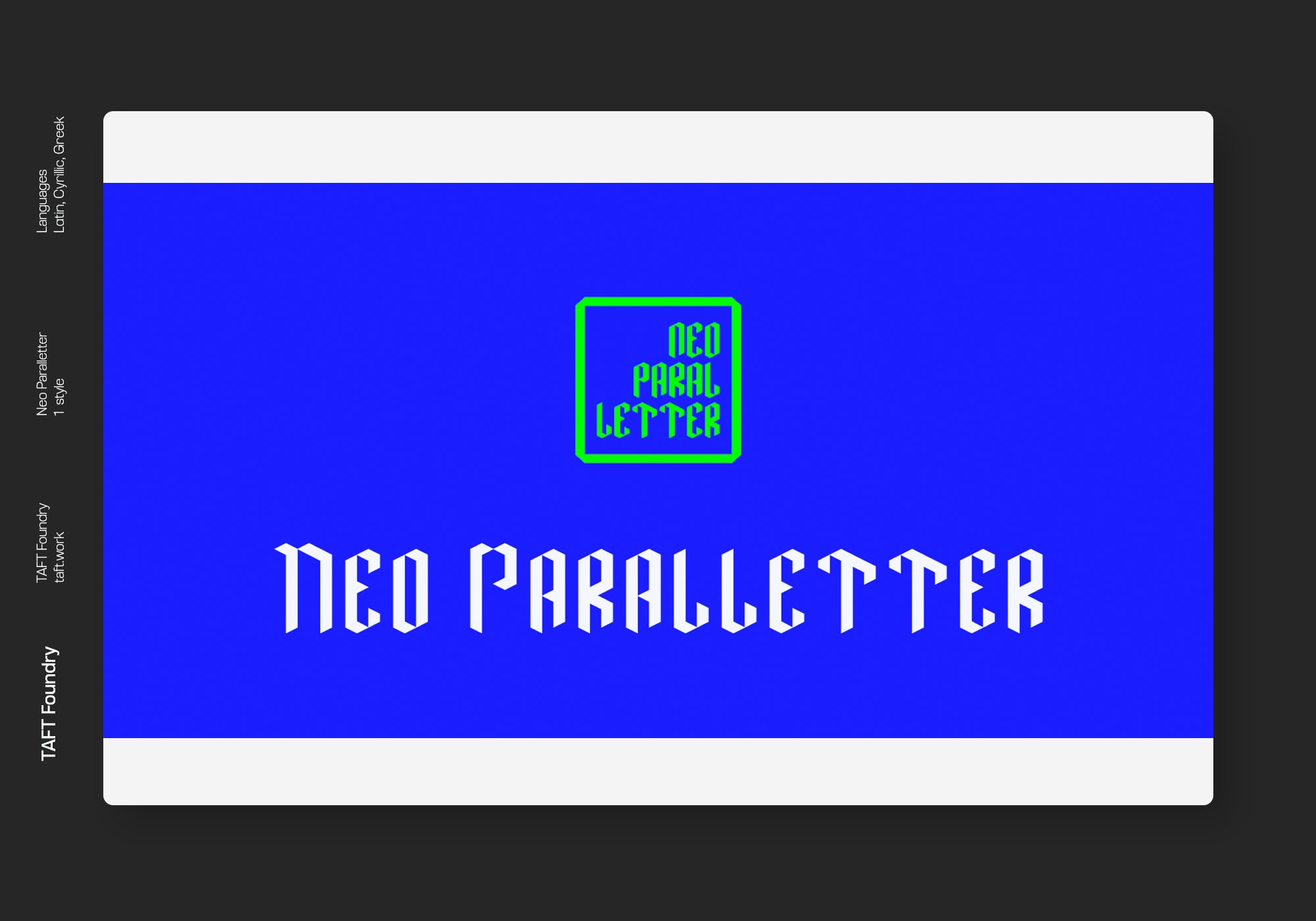 Neo Paralletter cover image.