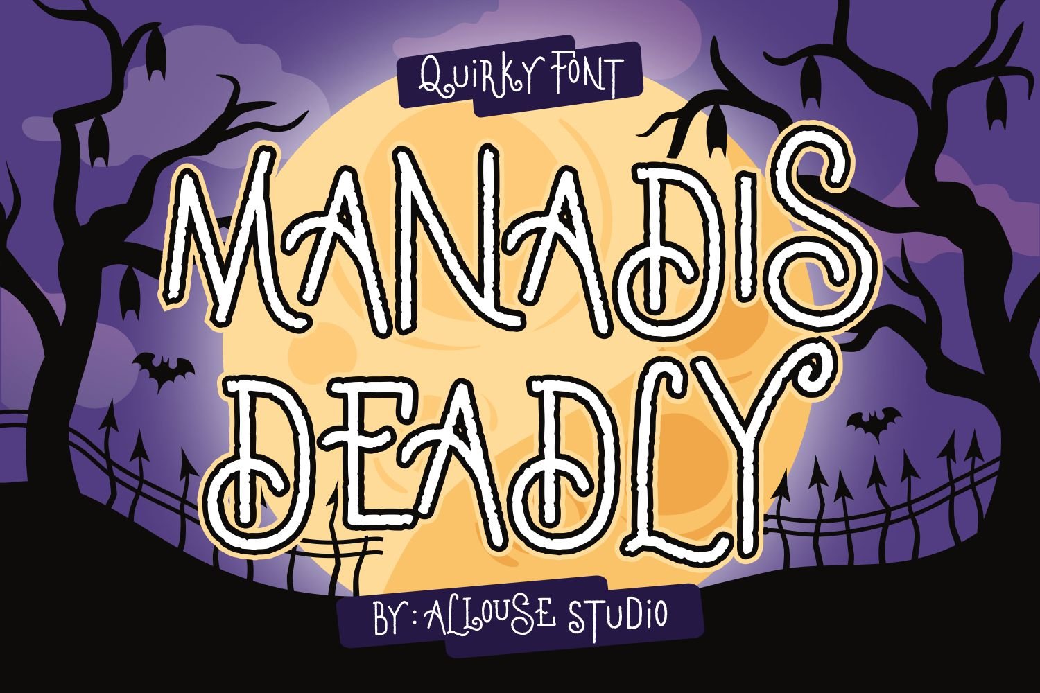 Manadis Deadly Font cover image.