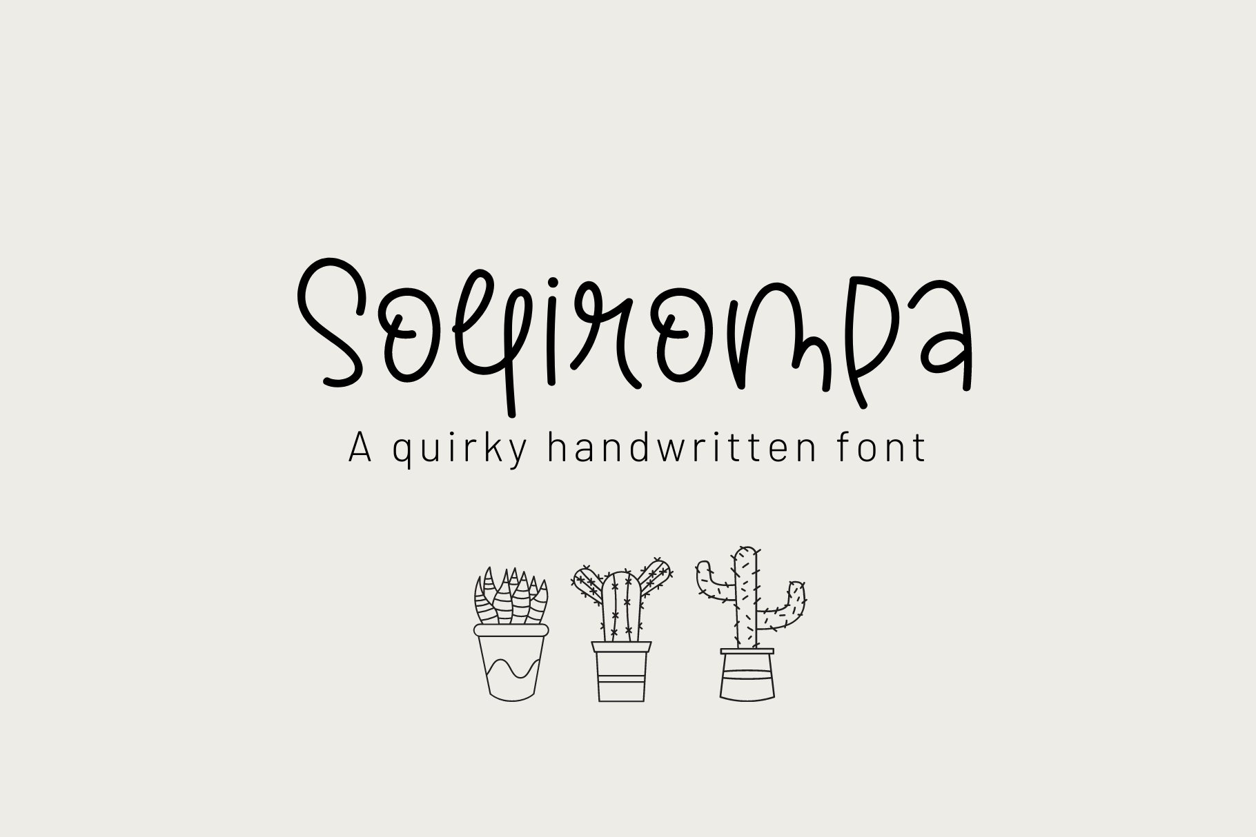 Sollirompa Quirky Font cover image.