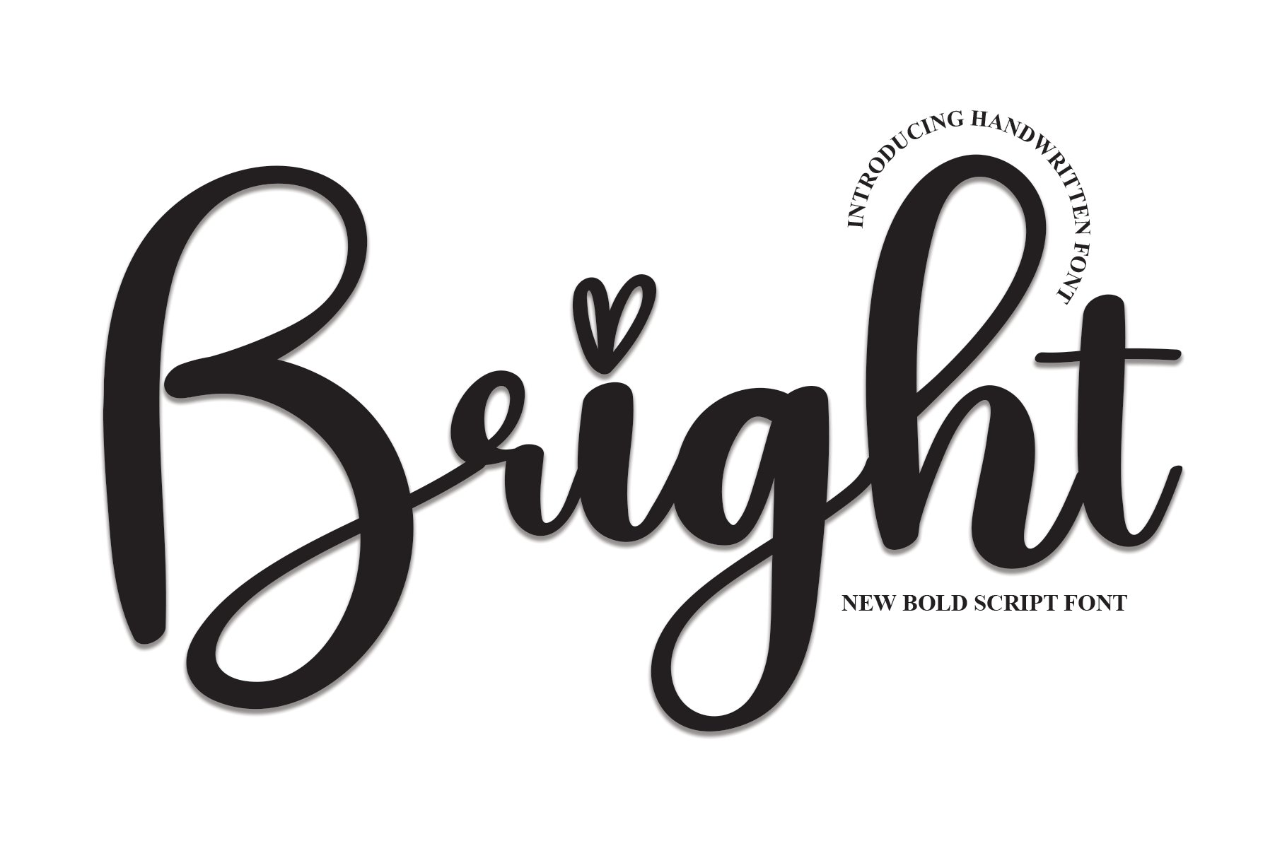 Bright | Script Font cover image.