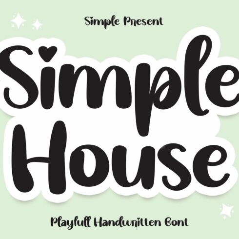 Simple House | Script Font cover image.