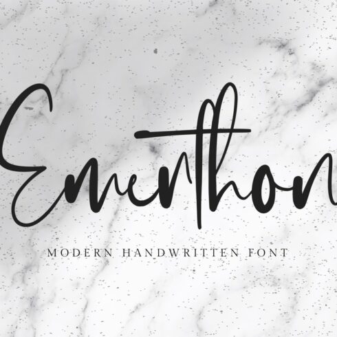 Emerthon - Modern Handwritten Font cover image.