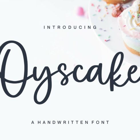 Oyscake Font cover image.