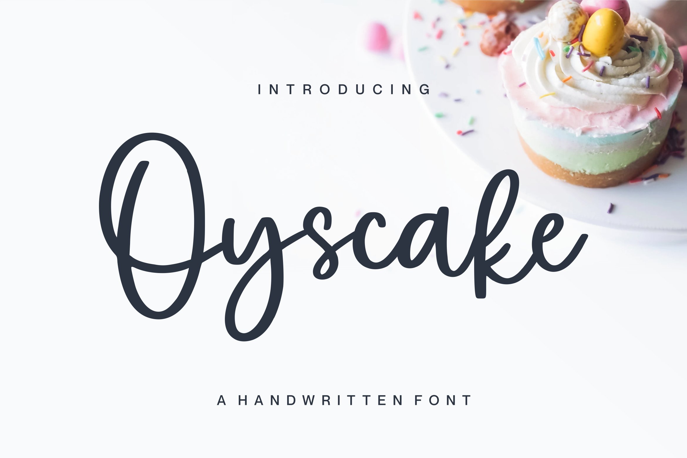 Oyscake Font cover image.