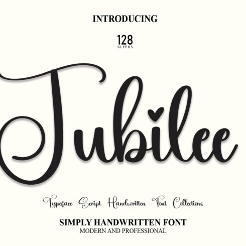 Jubilee | Script Font cover image.