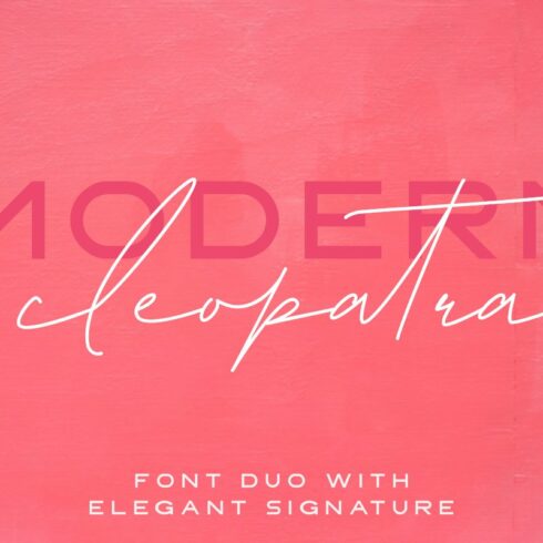 Modern Cleopatra | Font Duo cover image.