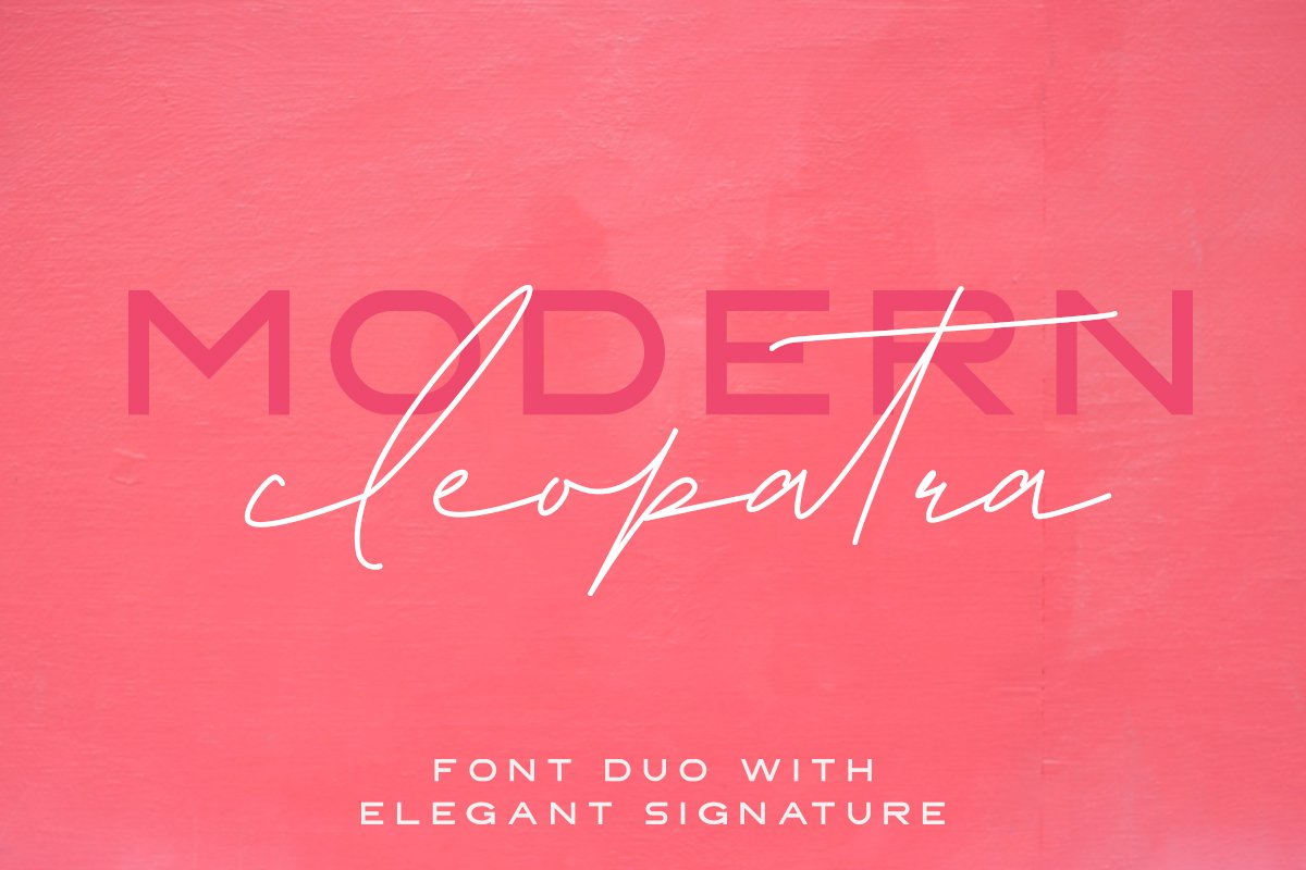 Modern Cleopatra | Font Duo cover image.