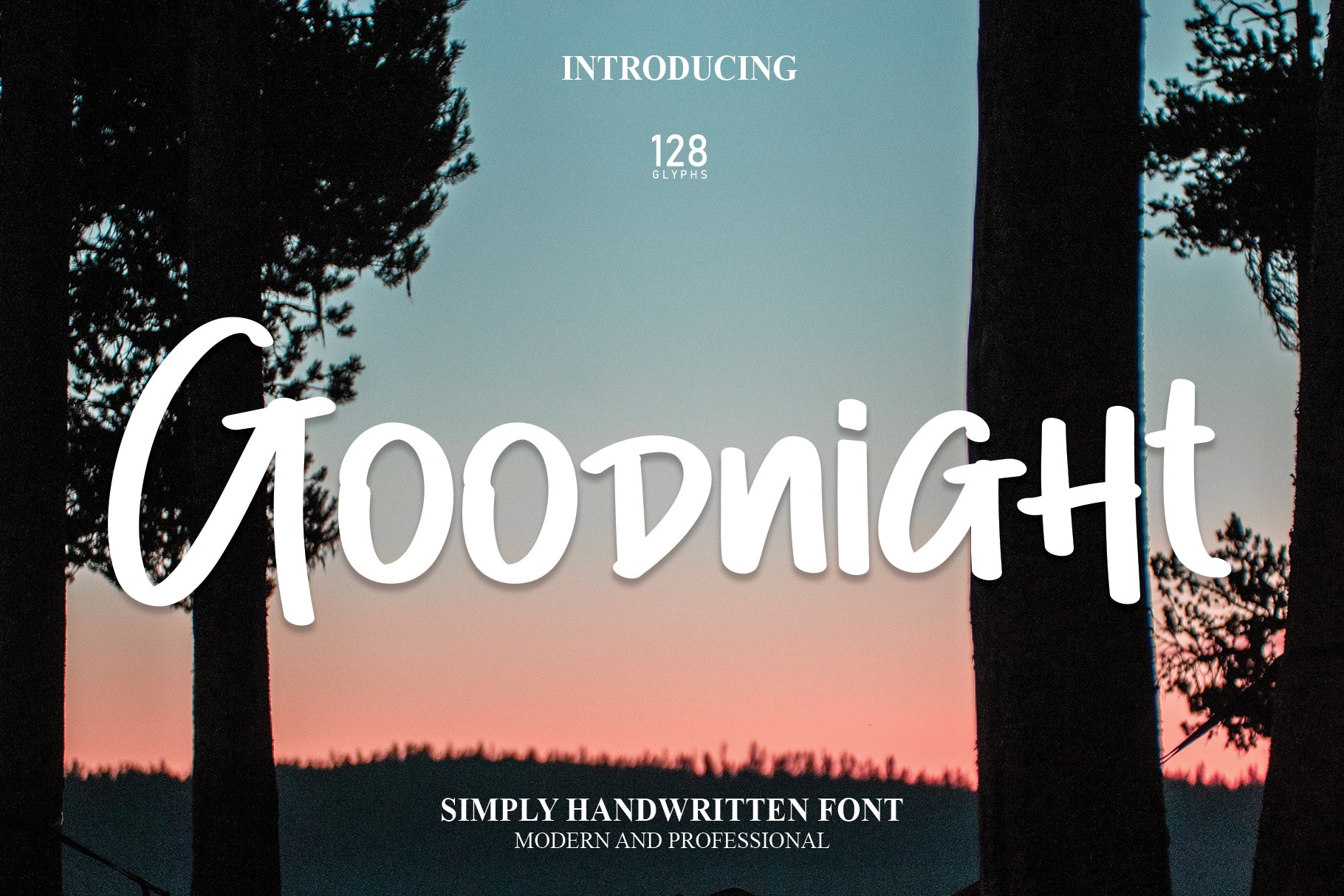 Goodnight | Script Font cover image.