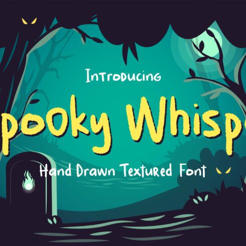 Spooky Whisper Font cover image.