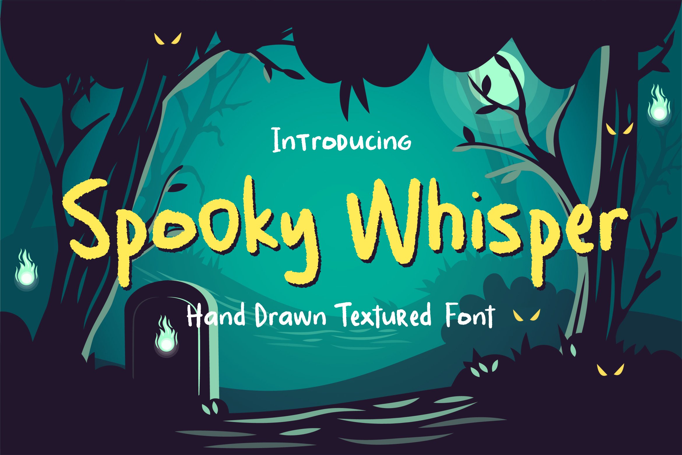 Spooky Whisper Font cover image.