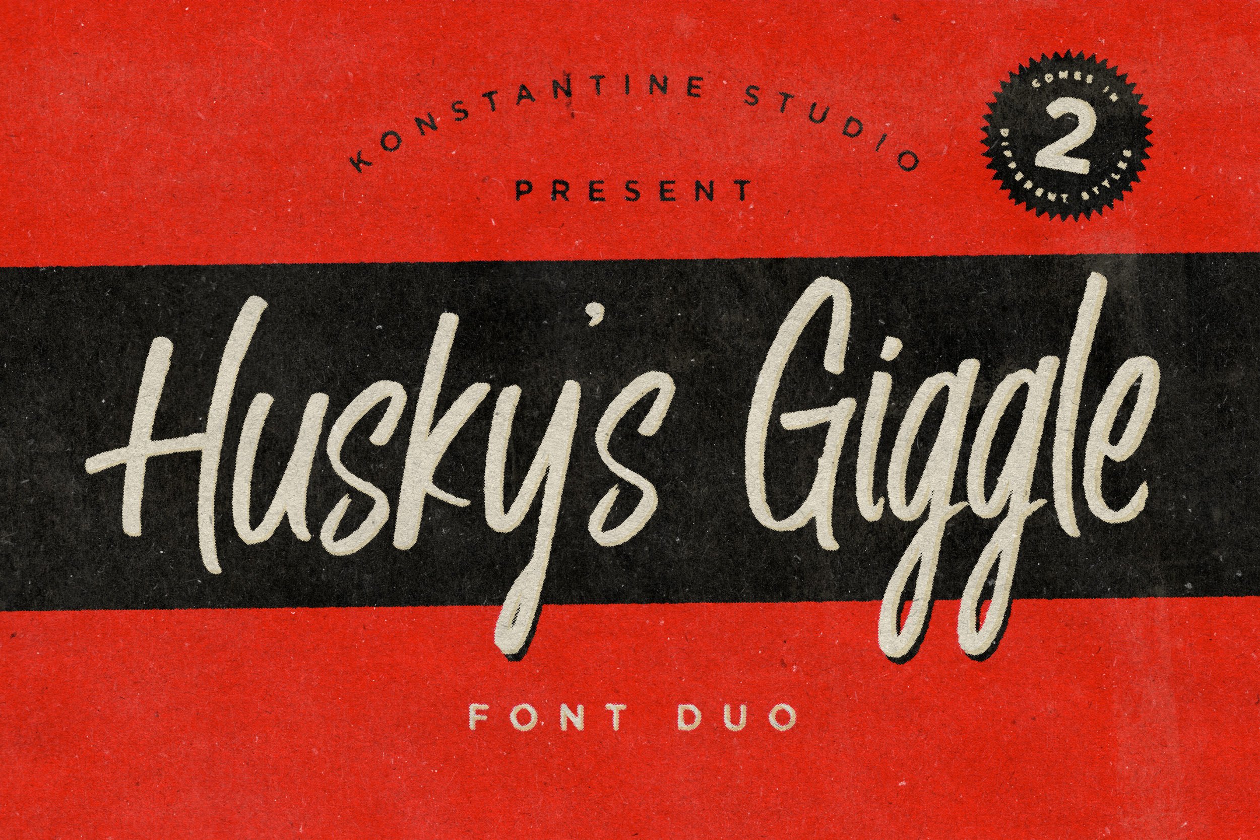 Husky Giggle - Handwriting Font cover image.