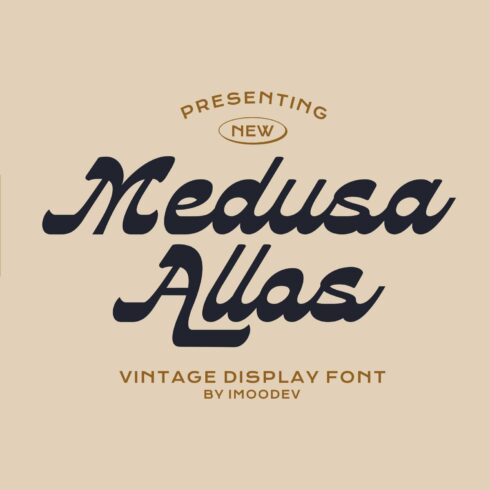 Medusa Allos - Vintage Typography cover image.