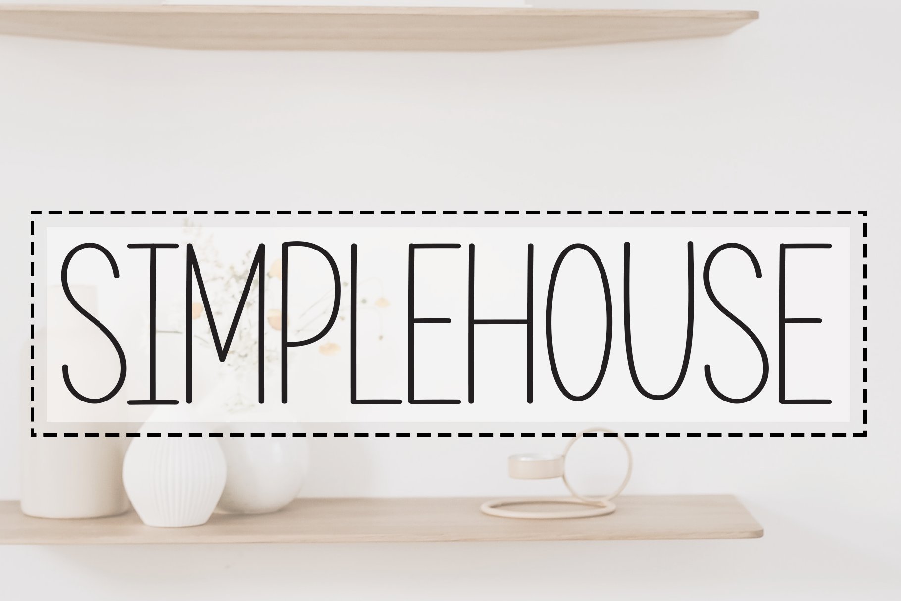 Simple House | Script Font cover image.