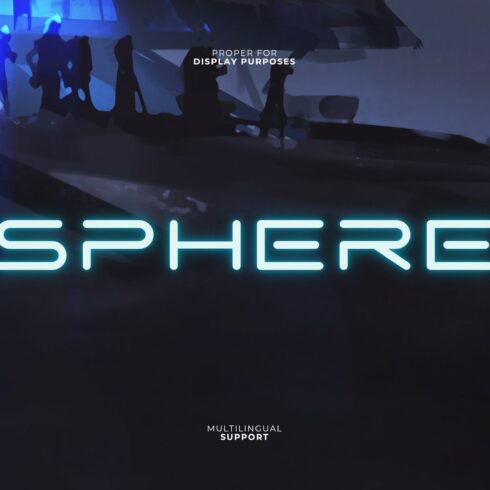 SPHERE | SCI-FI FONT cover image.