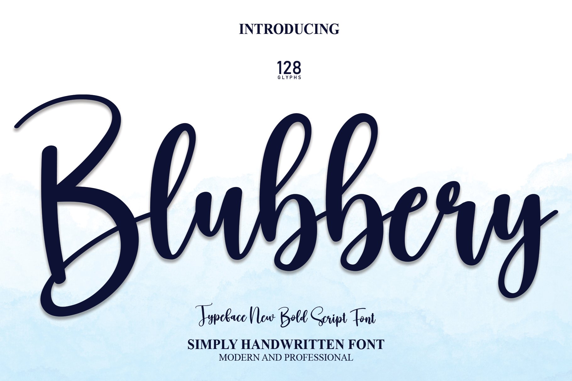 Blubbery | Script Font cover image.