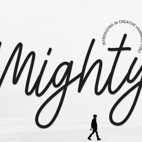 Mighty | Script Font cover image.