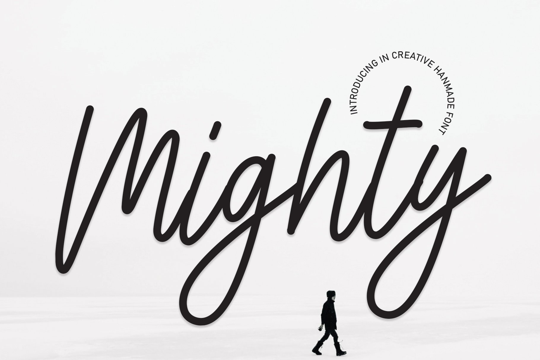 Mighty | Script Font cover image.