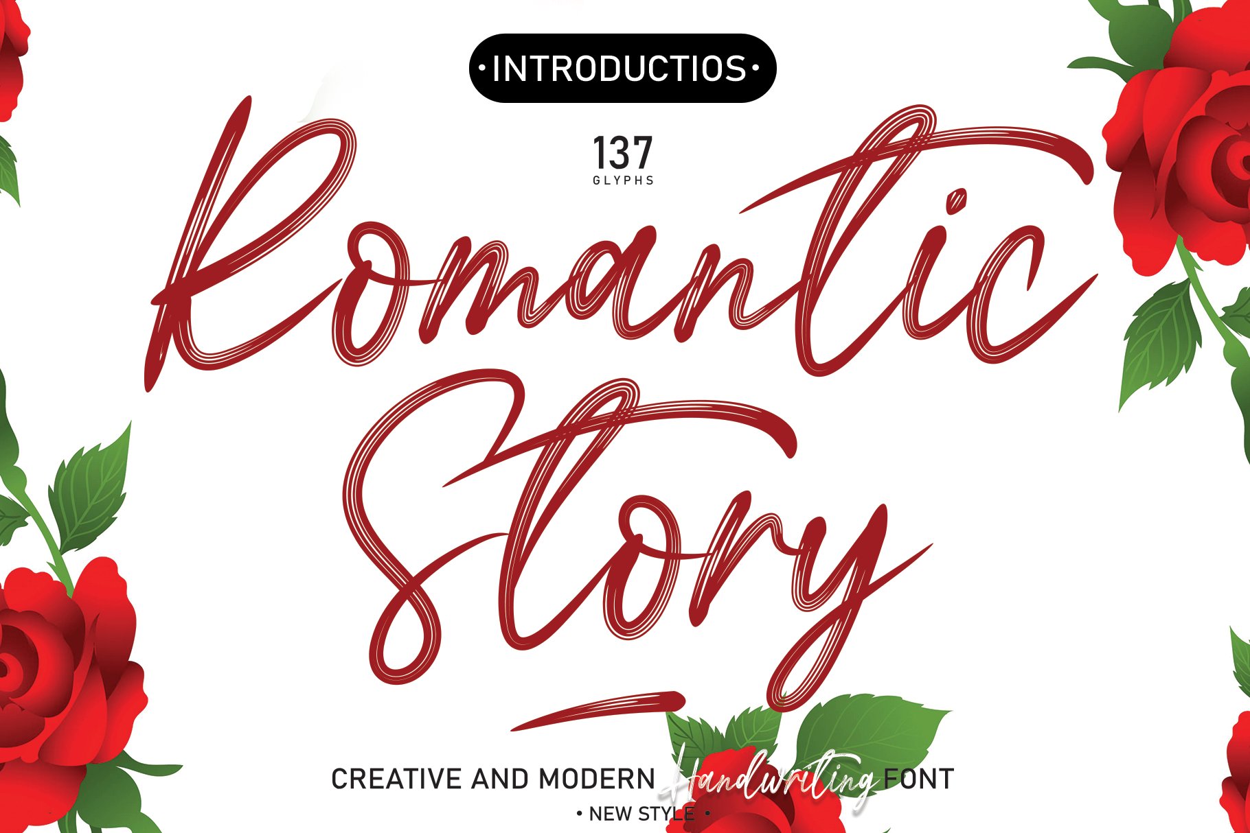 Romantic Story | Script Font cover image.