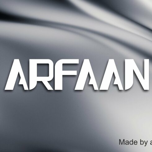 Arfaan font cover image.
