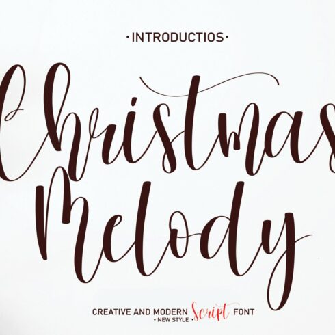 Christmas Melody | Handwriten Font cover image.