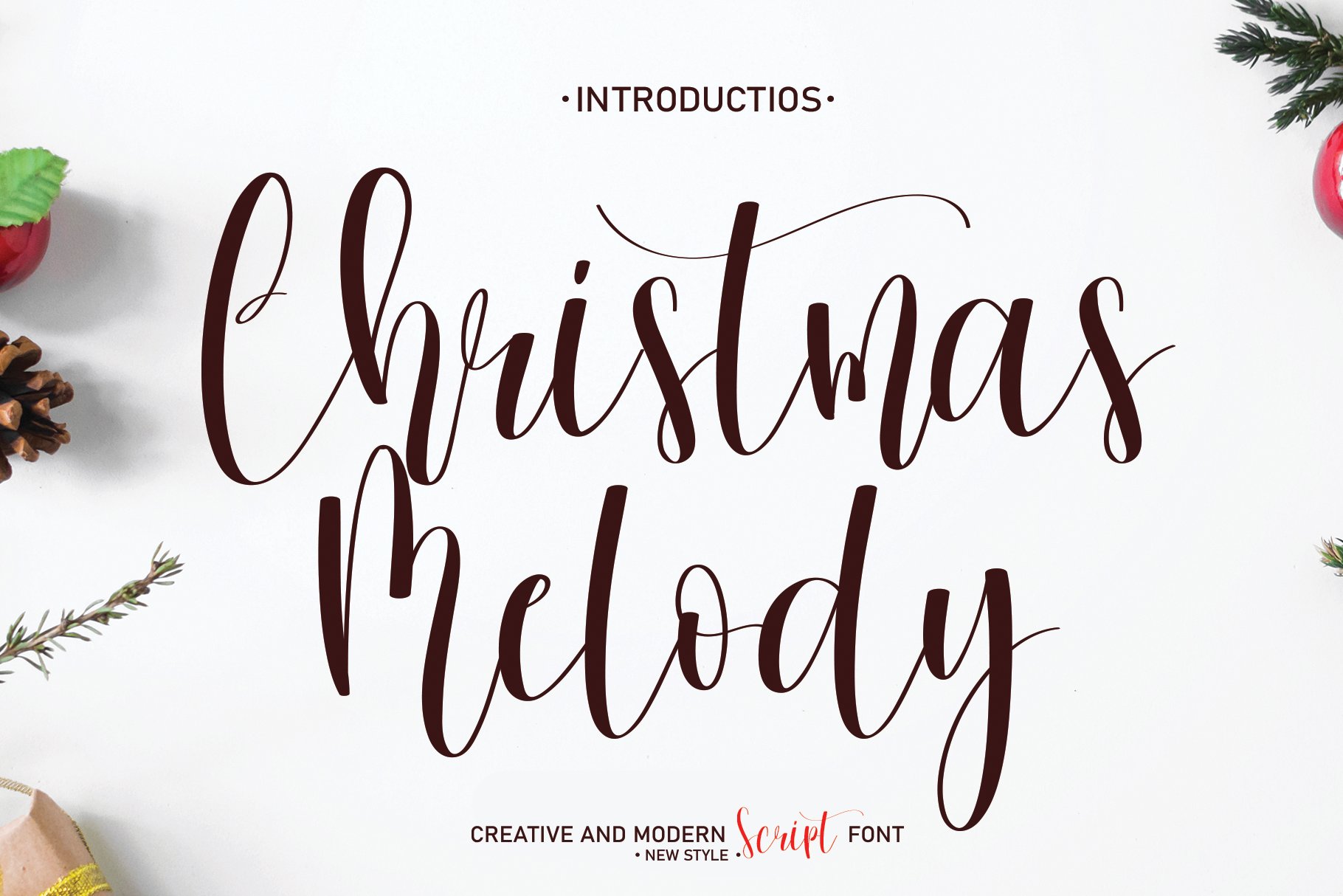 Christmas Melody | Handwriten Font cover image.