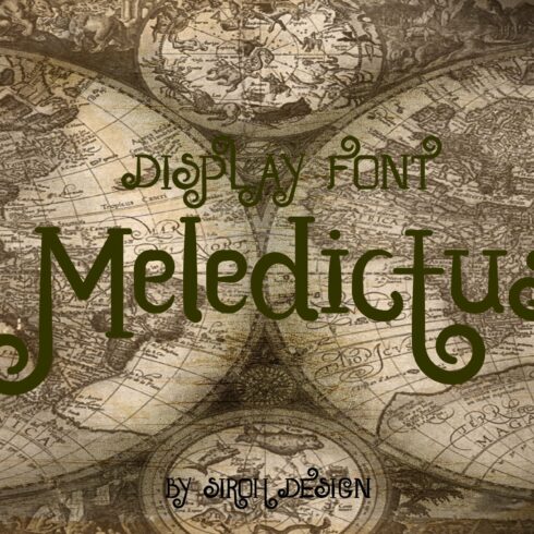 Meledictus Font cover image.